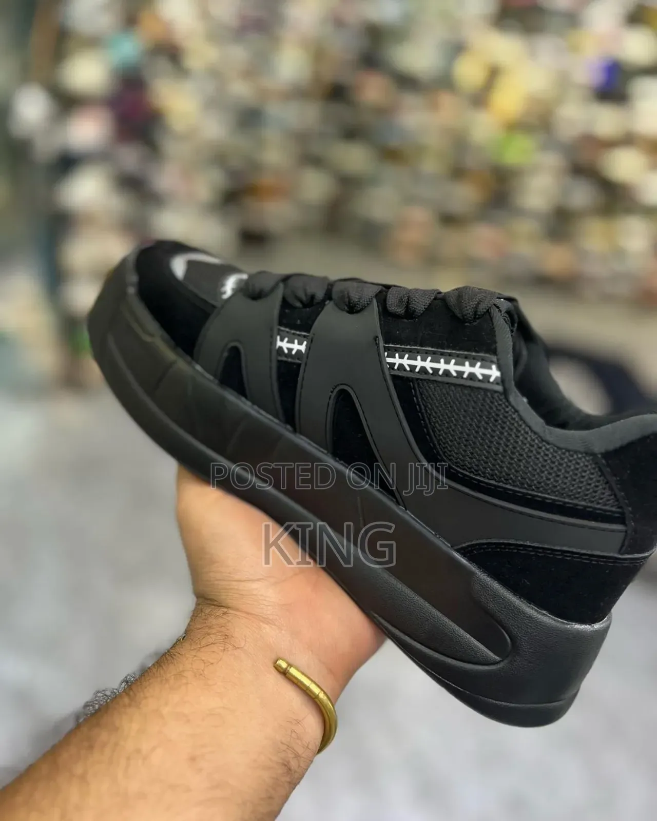 Naked Wolfe Sneakers. Deep Black
