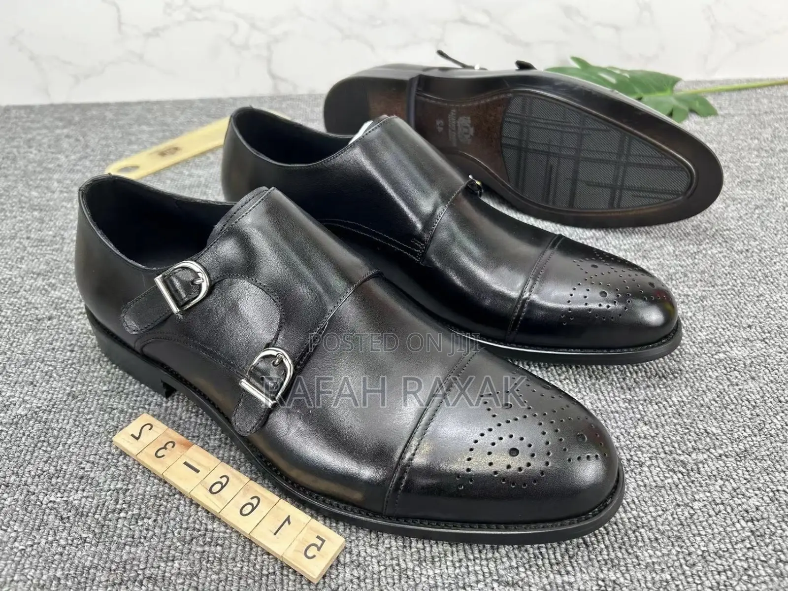 Original Bobby Cavalry Double Buckle Oxford Gentle Shoes