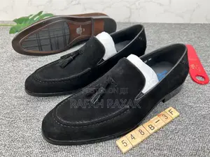 Original Men’S Black Suede Stefano Borella Loafers