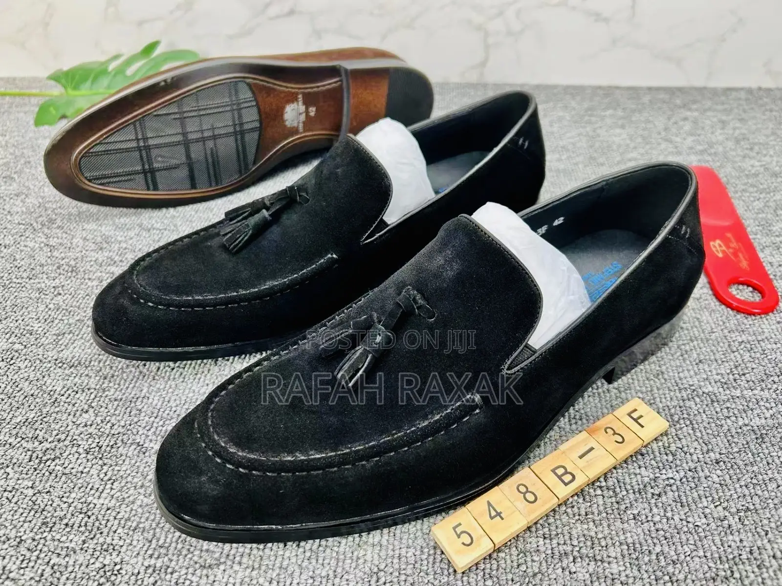 Original Men’S Black Suede Stefano Borella Loafers