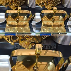 Gold Office Tissue Holder