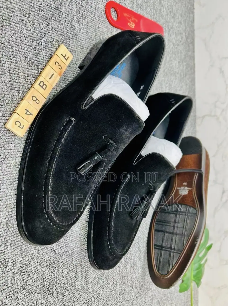 Original Men’S Black Stefano Borella Seude Gentle Loafers