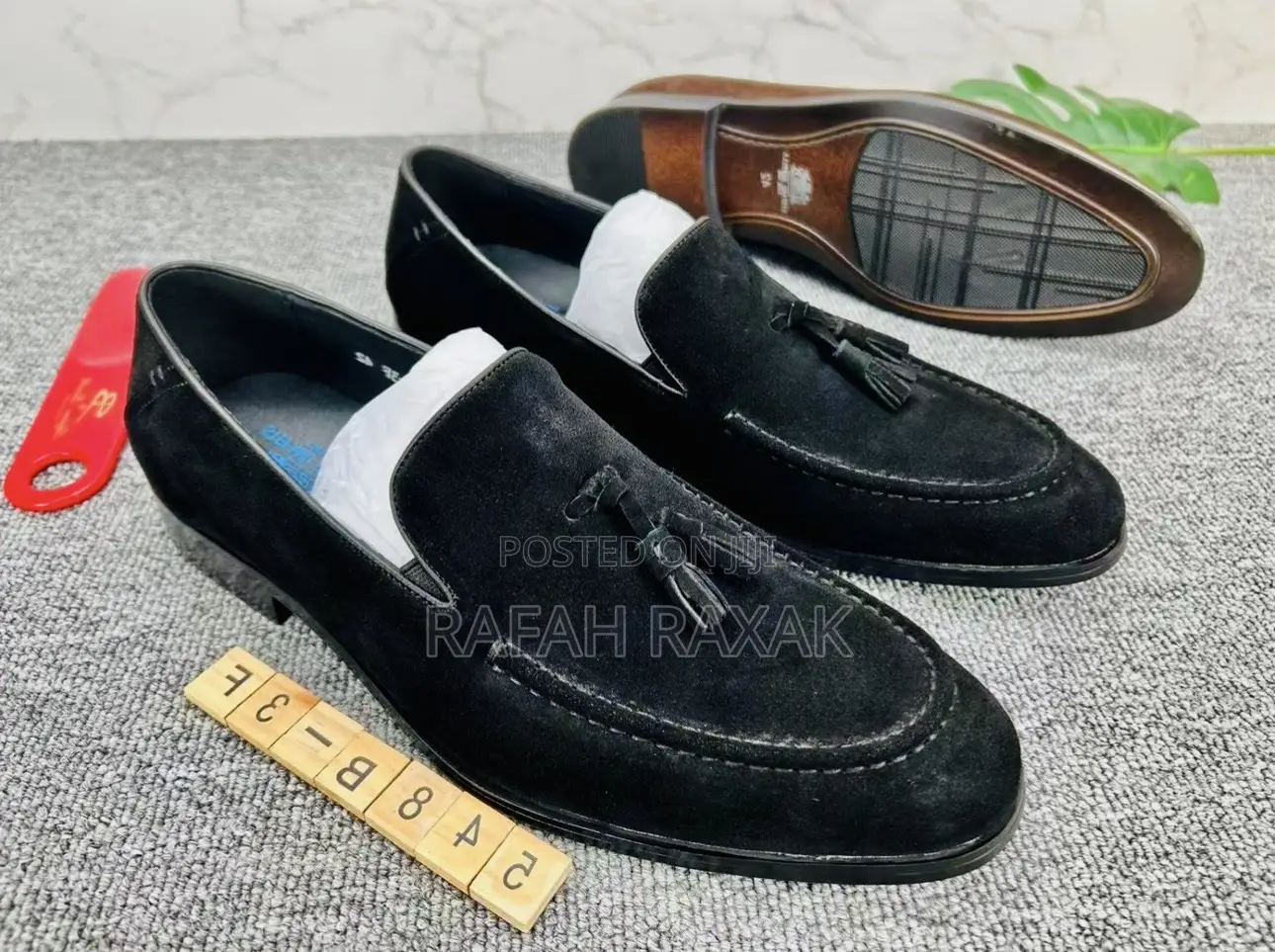 Original Men’S Black Stefano Borella Seude Gentle Loafers
