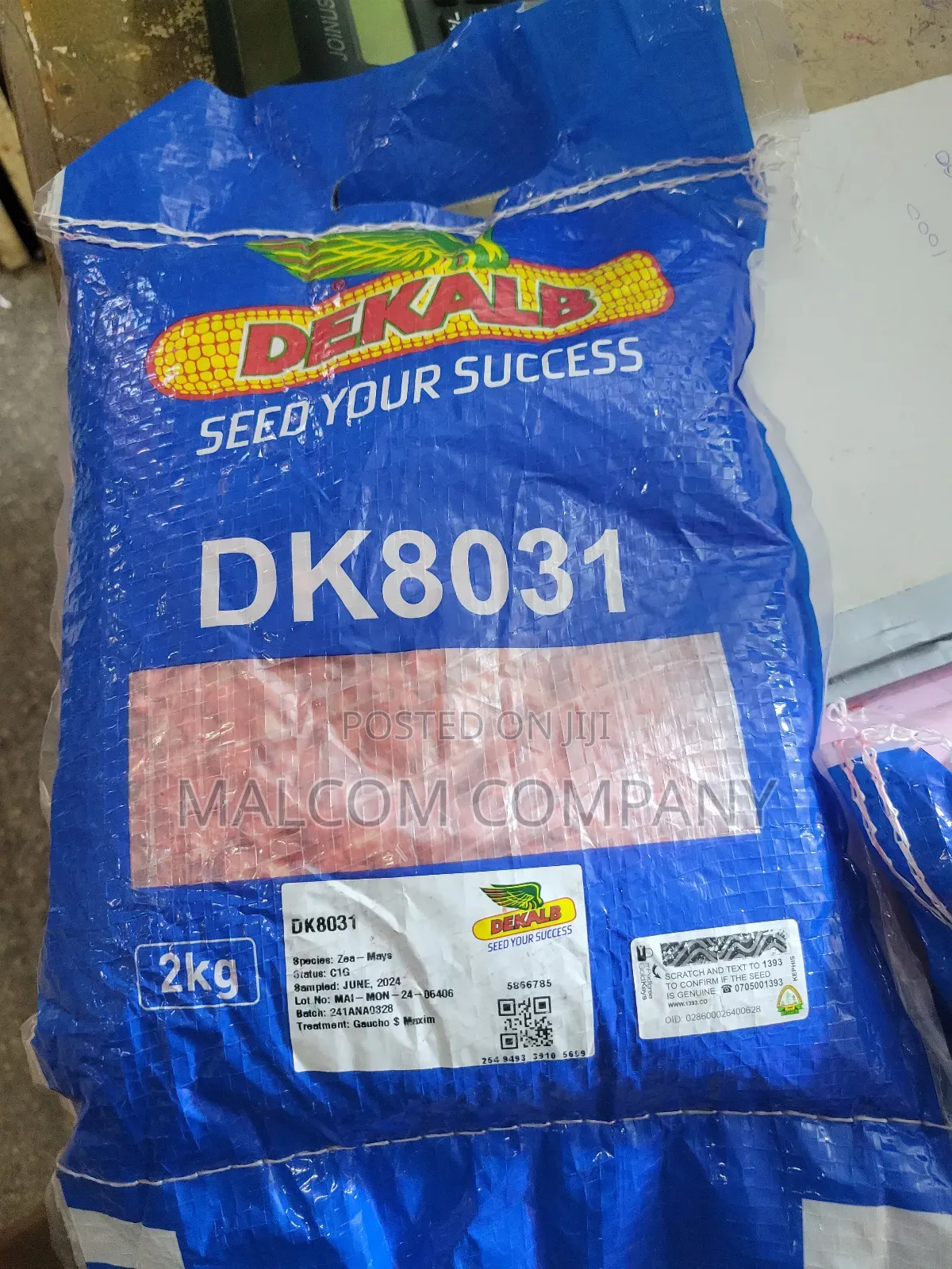 Dk 8031 Hybrid Maize Seeds 2kg