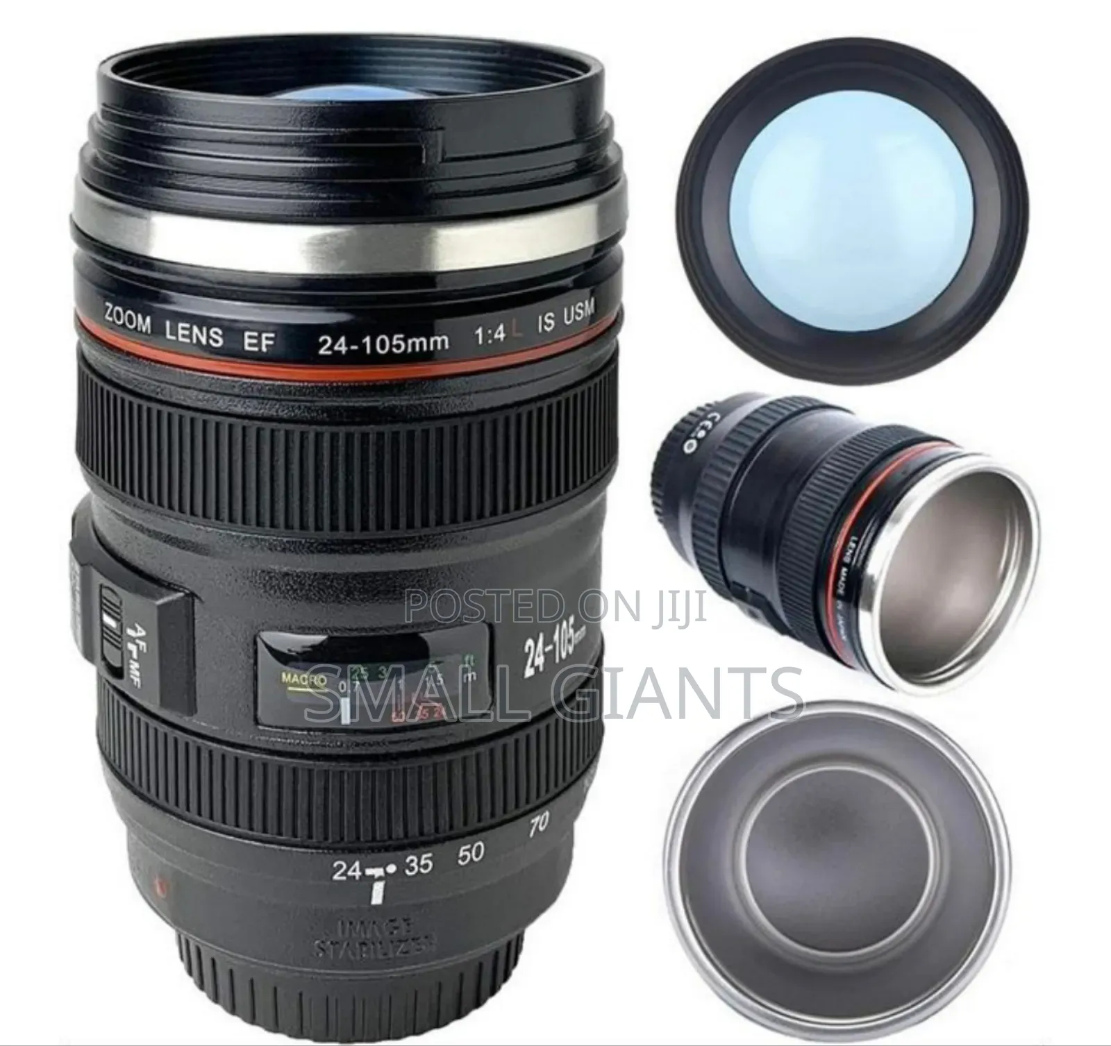Travel Camera Shaped Mug - Black