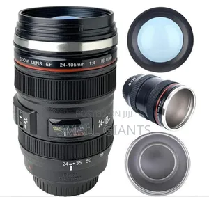 Travel Camera Shaped Mug - Black