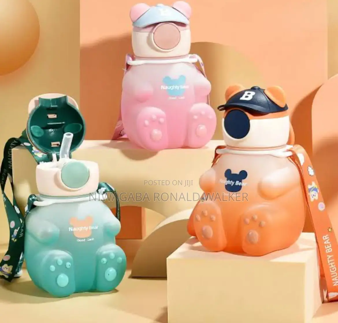 600ml Kids Bear Water Bottle
