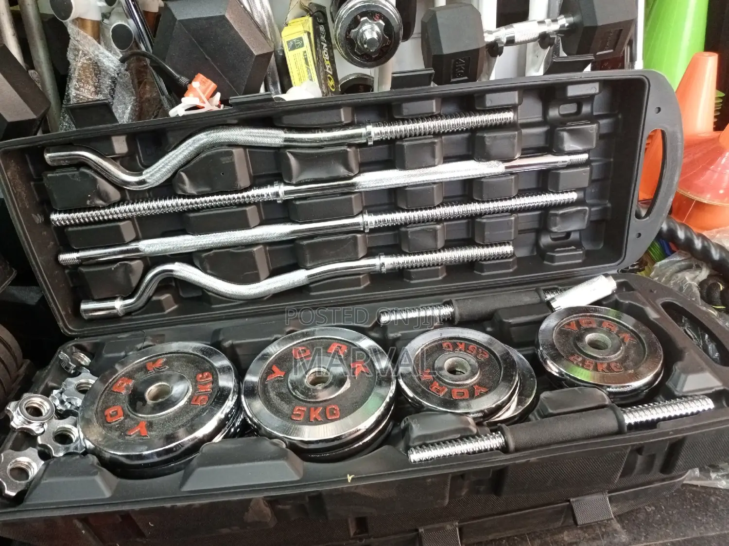 55kg Adjustable Dumbbell Set