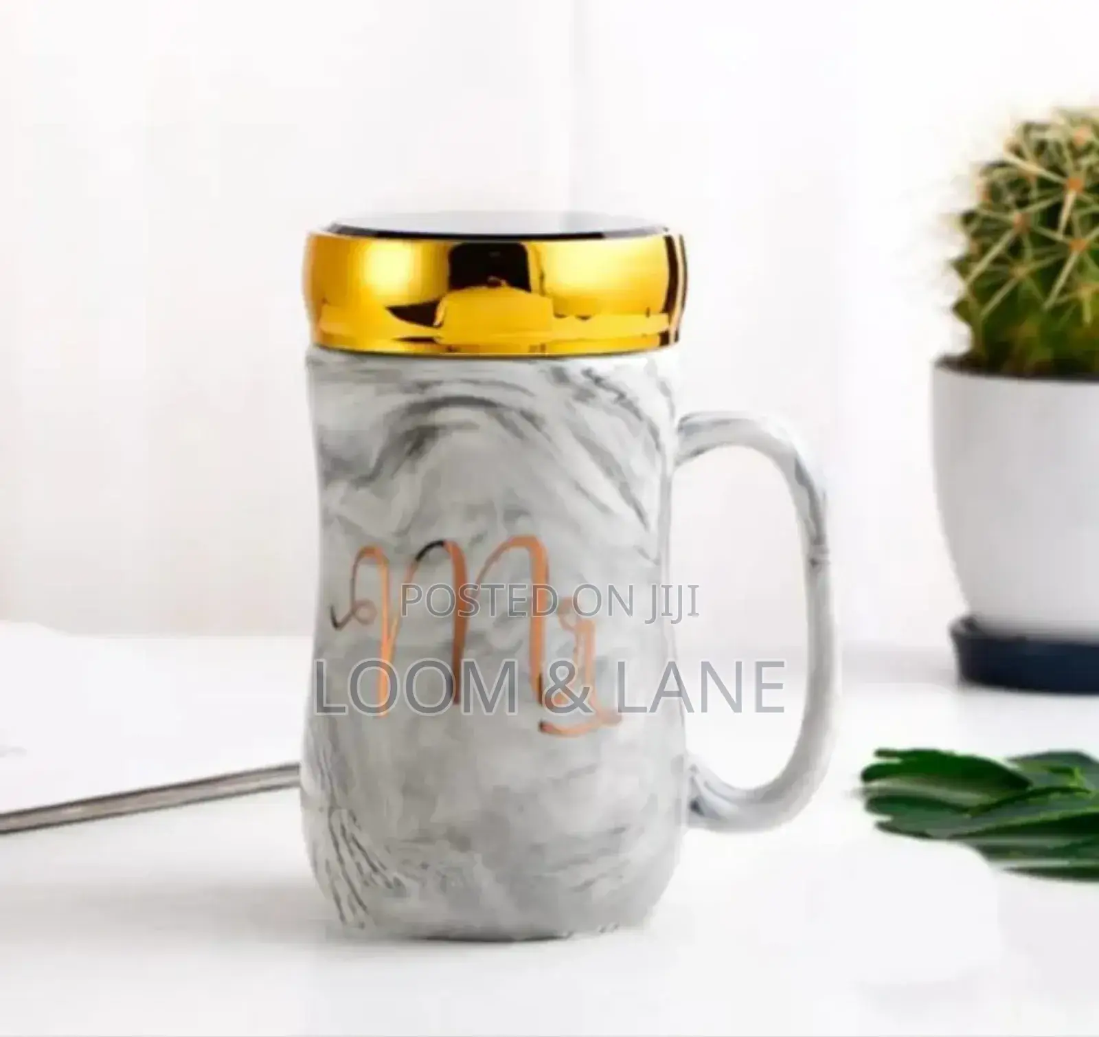 Mr/ Mrs Ceramic Mugs With Mirror Lid