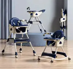 High Foldable Baby Feeding Chair Set