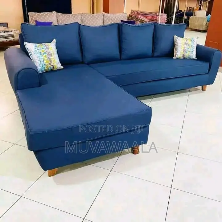 L Sofa Set Fibre Pillows
