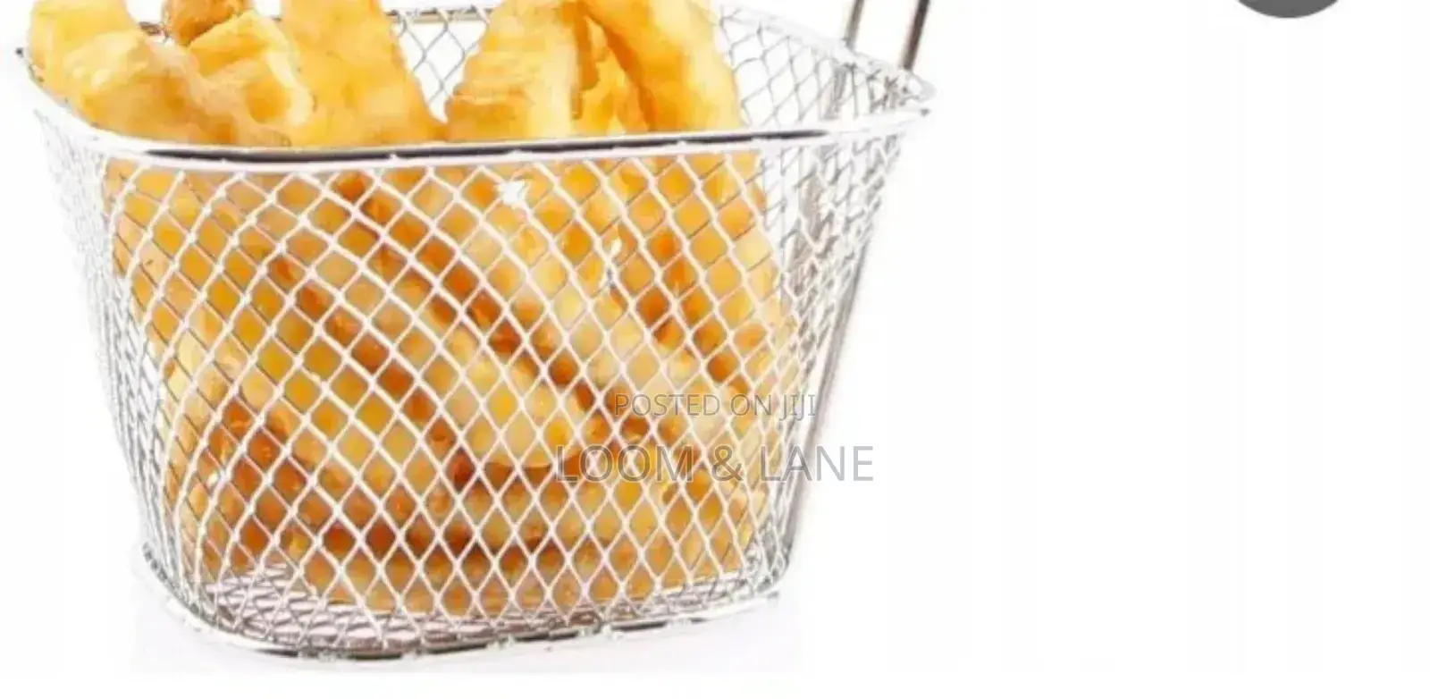 Stainless Steel French Chips Collecting Basket