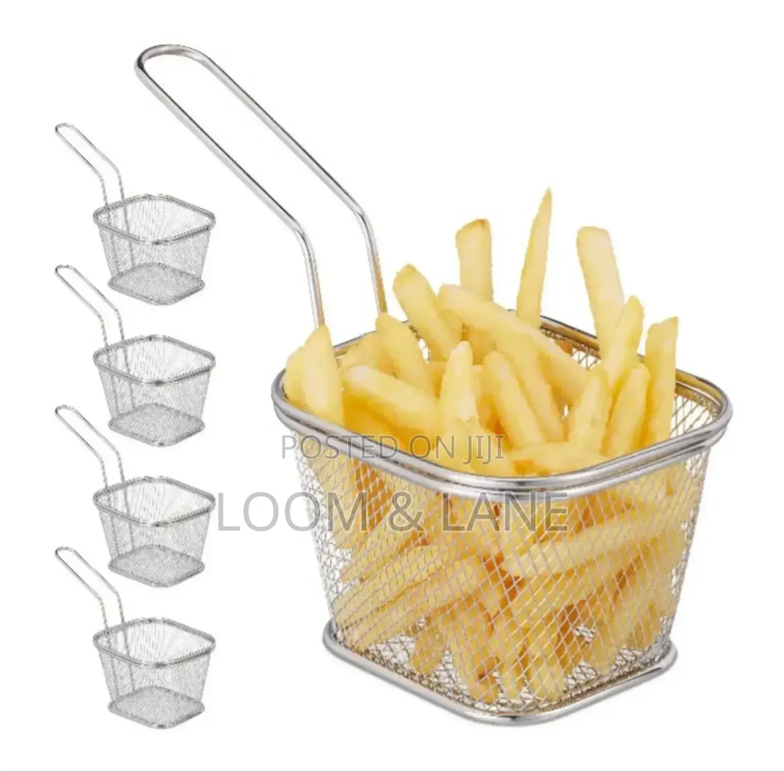 Stainless Steel French Chips Collecting Basket