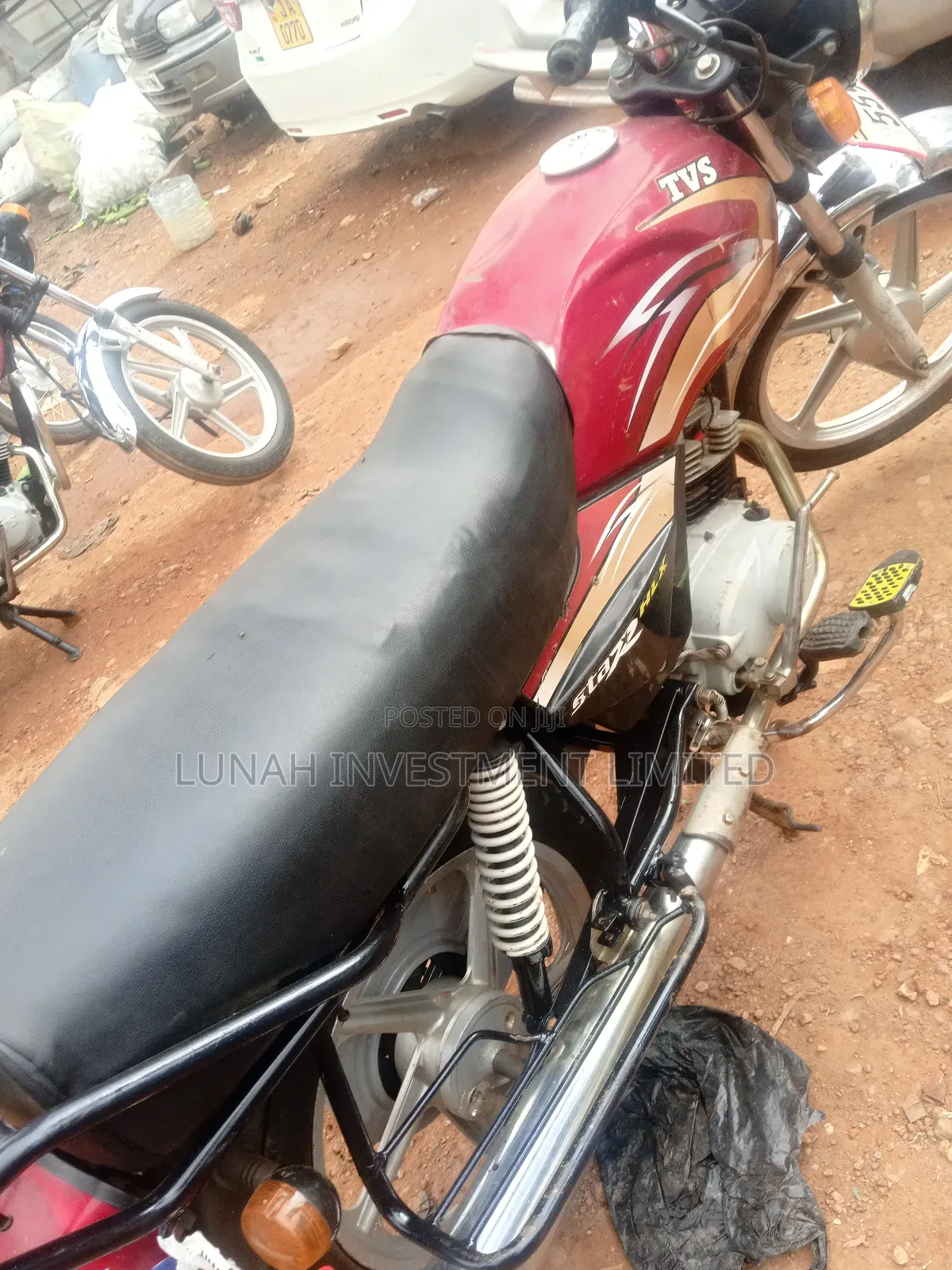 TVS XL 100 2021 Red