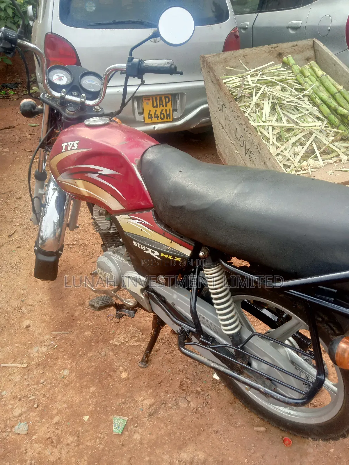 TVS XL 100 2021 Red