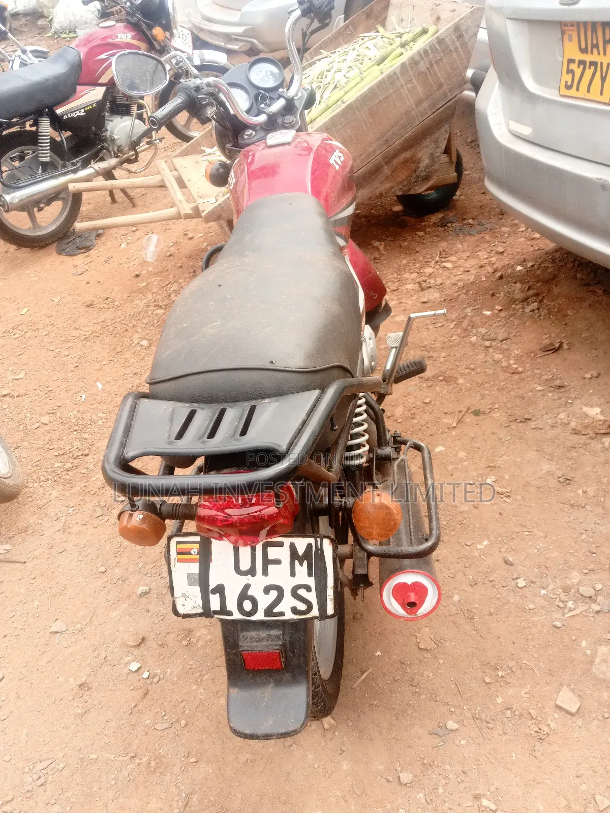 TVS HLX 125 2023 Red