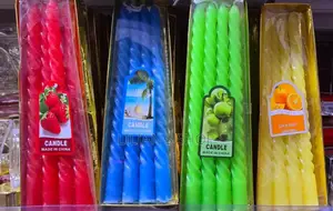 Home Deco 4pcs Spiral Candles