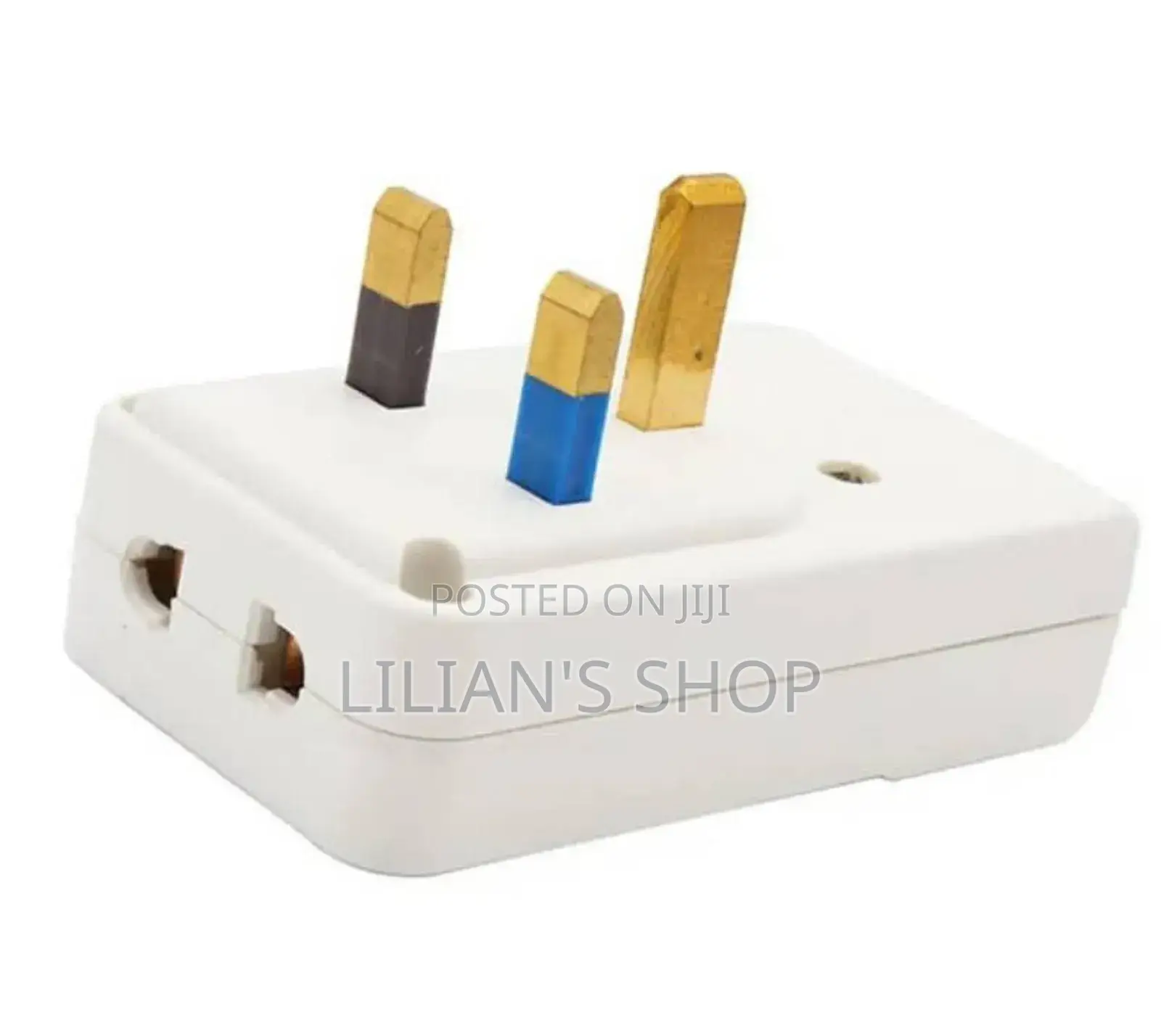 3pin/ Uk Universal Plug With 2 Usb Port 2 Way Multi Adapter