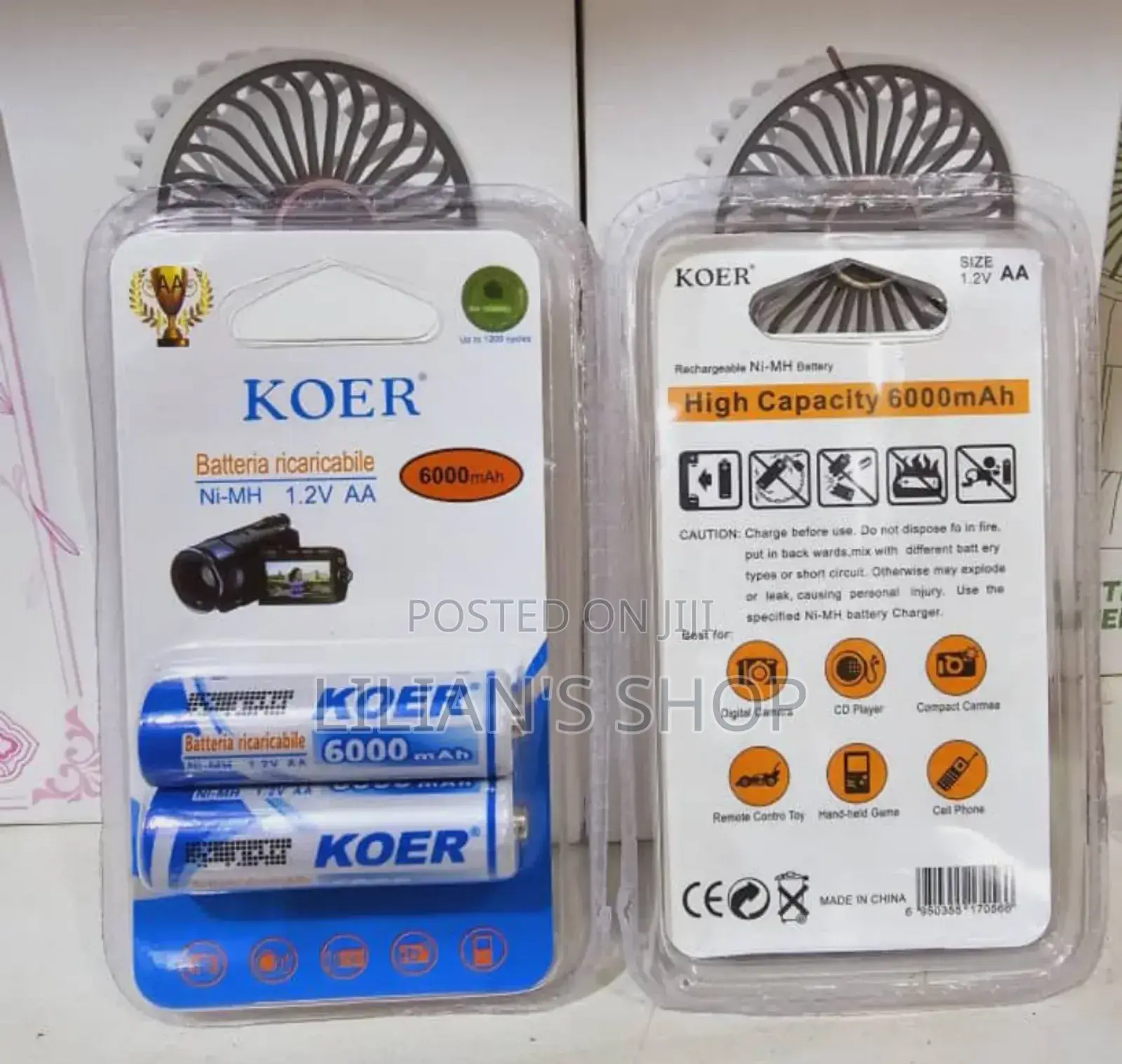 Koer AA Rechargeable Batteries