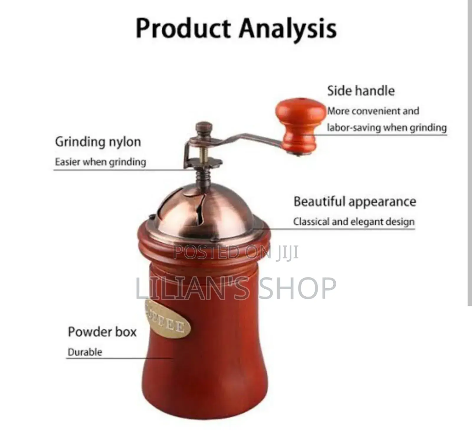 Wooden Manual Coffee Grinder
