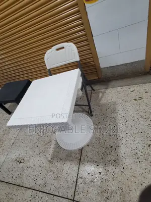 Plastic Table and Chair