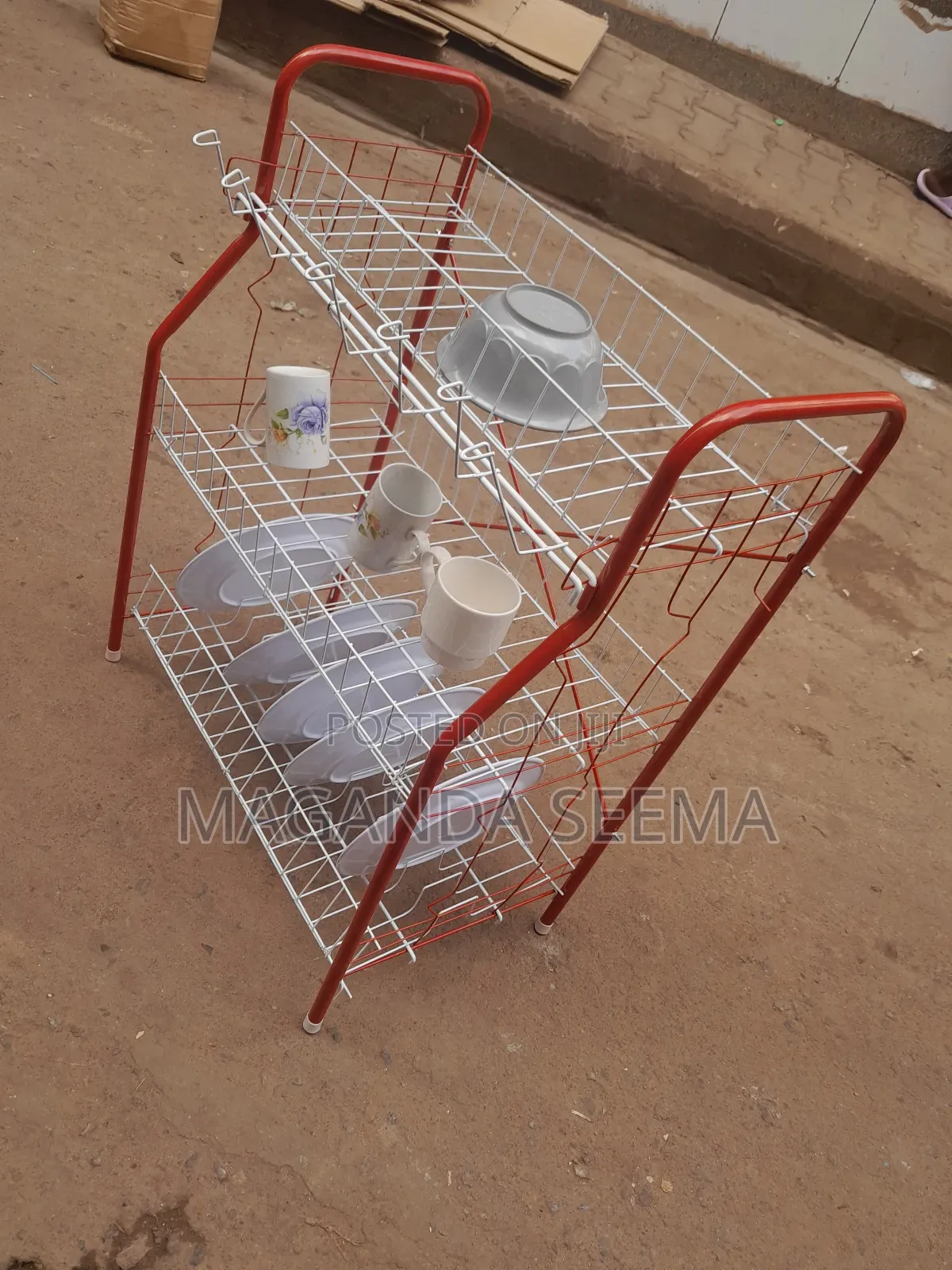 Three Layers Plates Rack