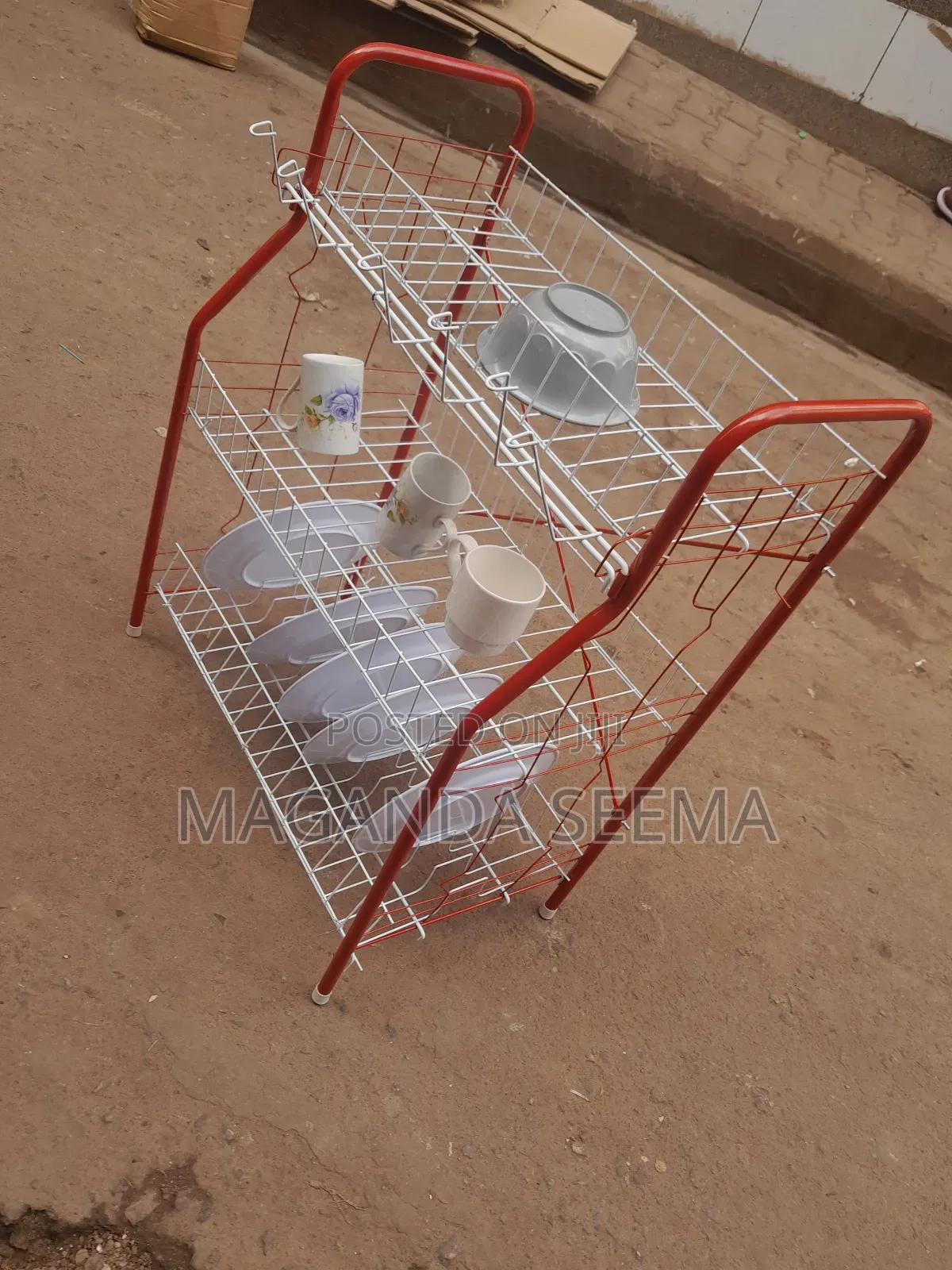 Three Layers Plates Rack