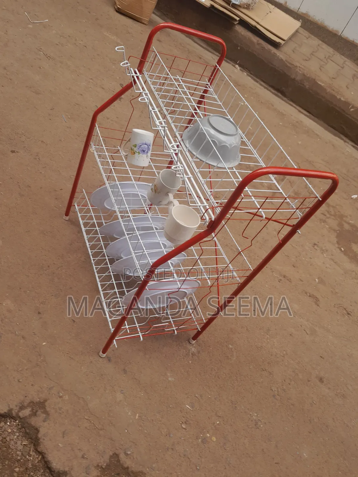 Three Layers Plates Rack
