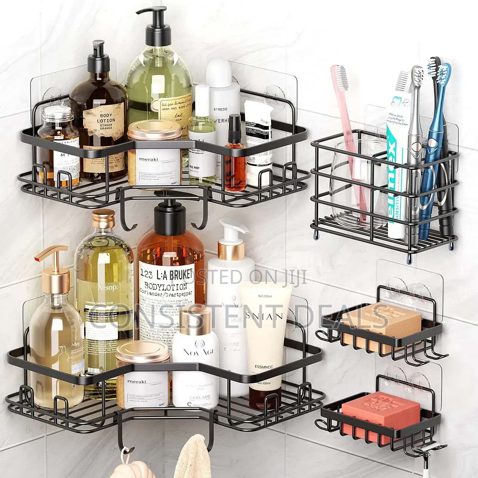 5 Pack Shower Coner Caddy