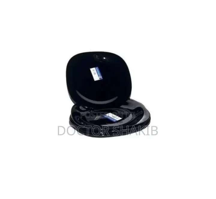 12pcs Luminarc Carine Black Dinner Side Plates