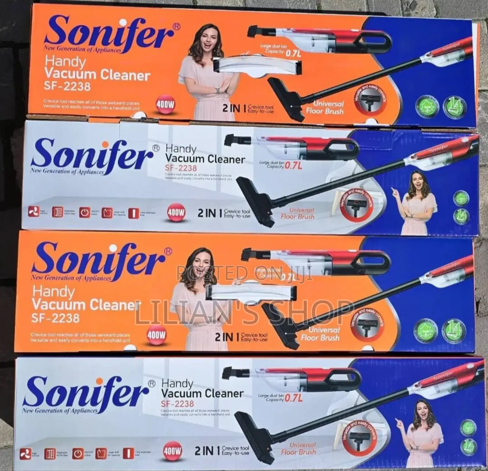 Sonifer 2in 1 Handy Vaccum Cleaner