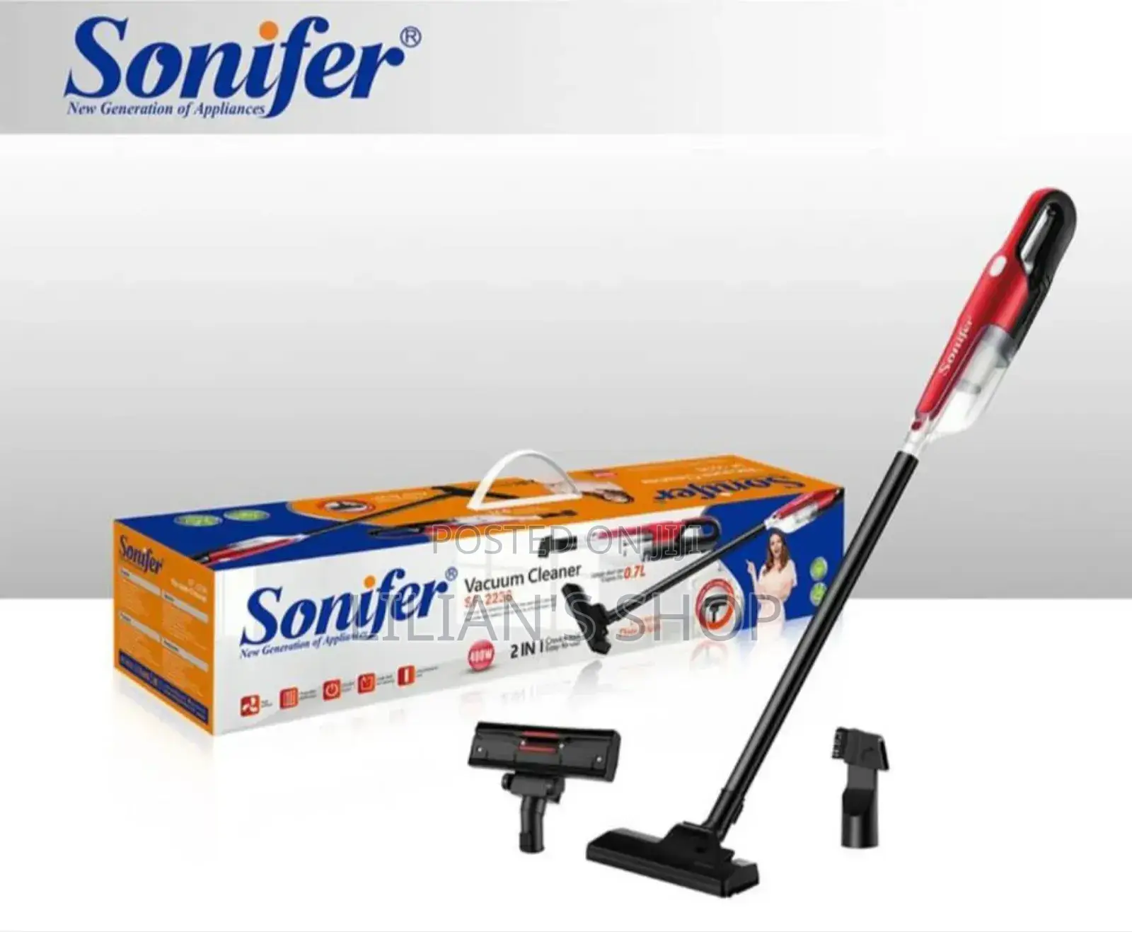 Sonifer 2in 1 Handy Vaccum Cleaner