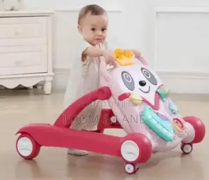 Cartoon Design Push Baby Walker