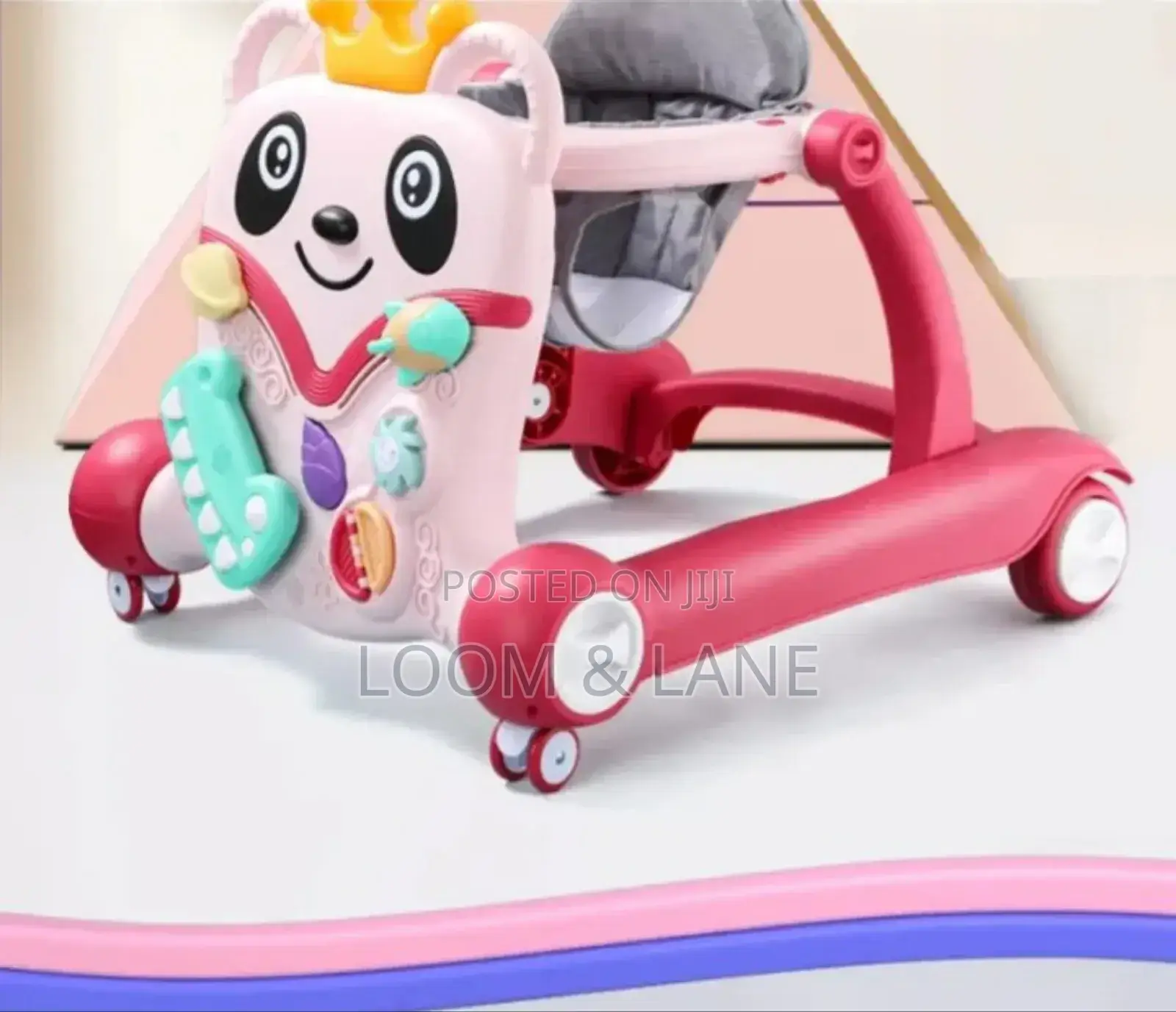 Cartoon Design Baby Seat/ Walker With Music