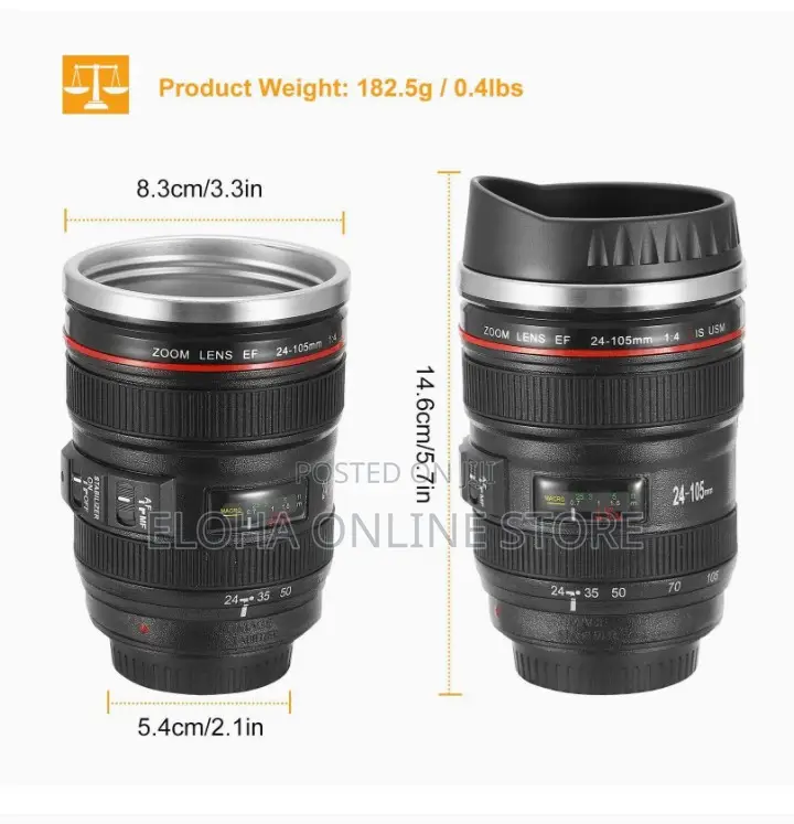 Camera Lens Coffee Mug