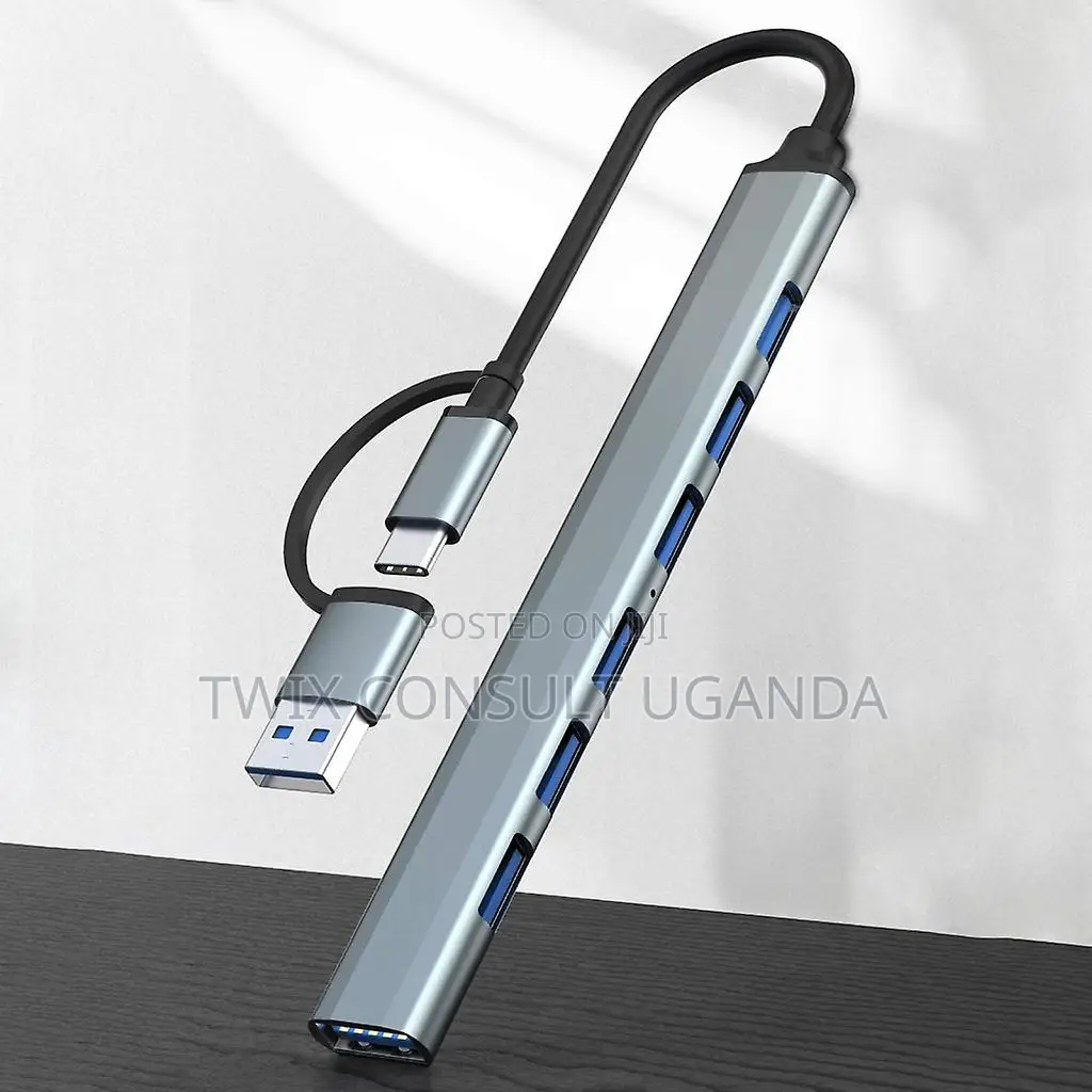 7 Port Usb-C Hub Usb 3.0 Type-C Hub