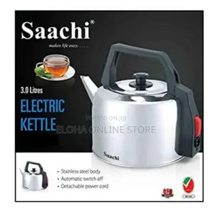 Saachi Automatic Stainless Steel Electric Kettle 3litres