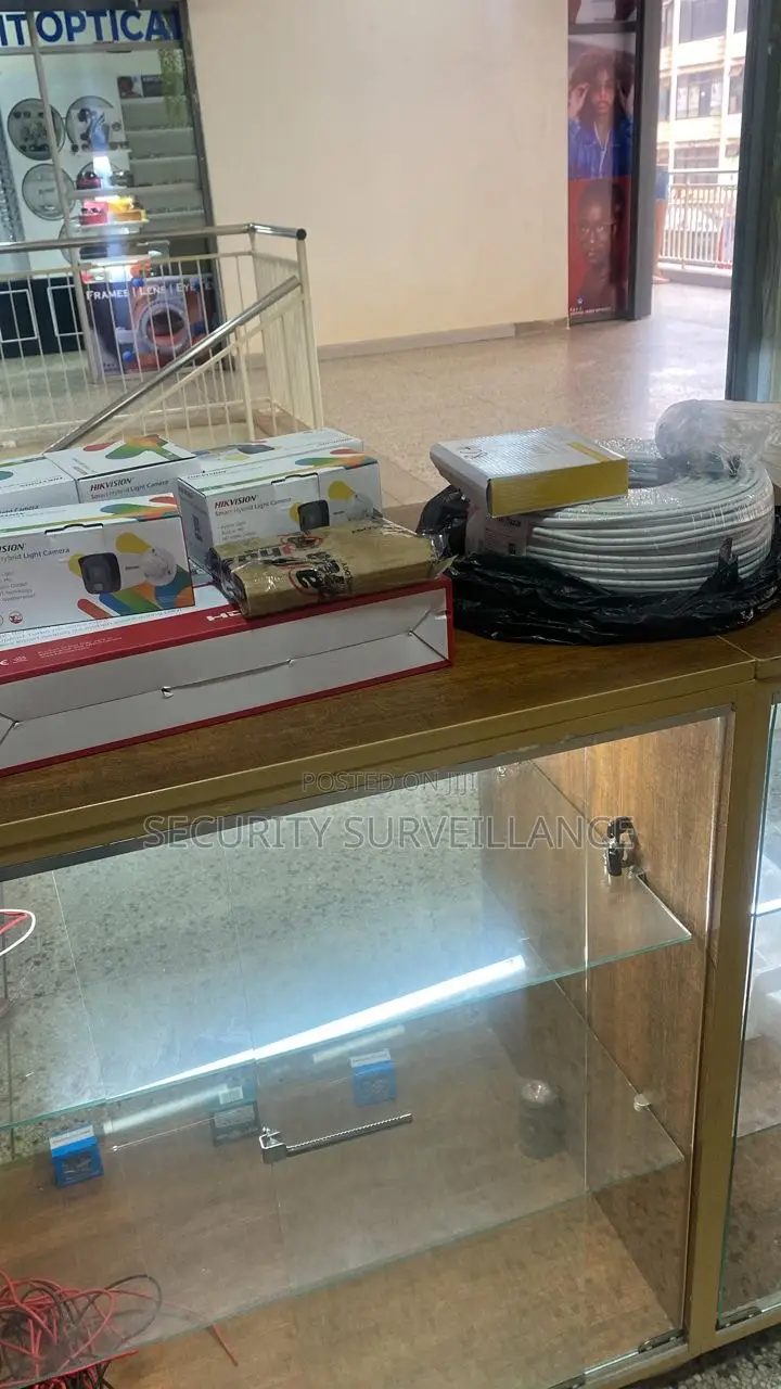 CCTV Full Kit With 100 Meters Cable