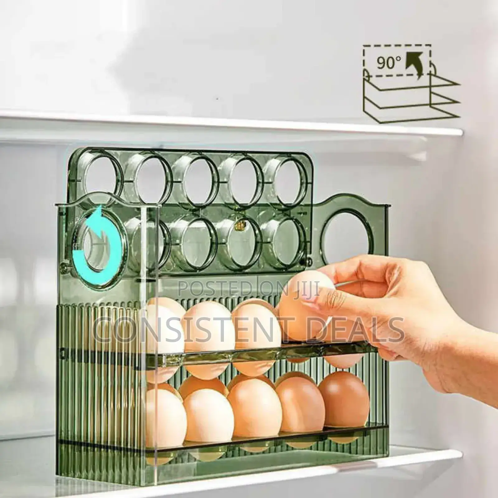 30 Grid Eggs Storage Box