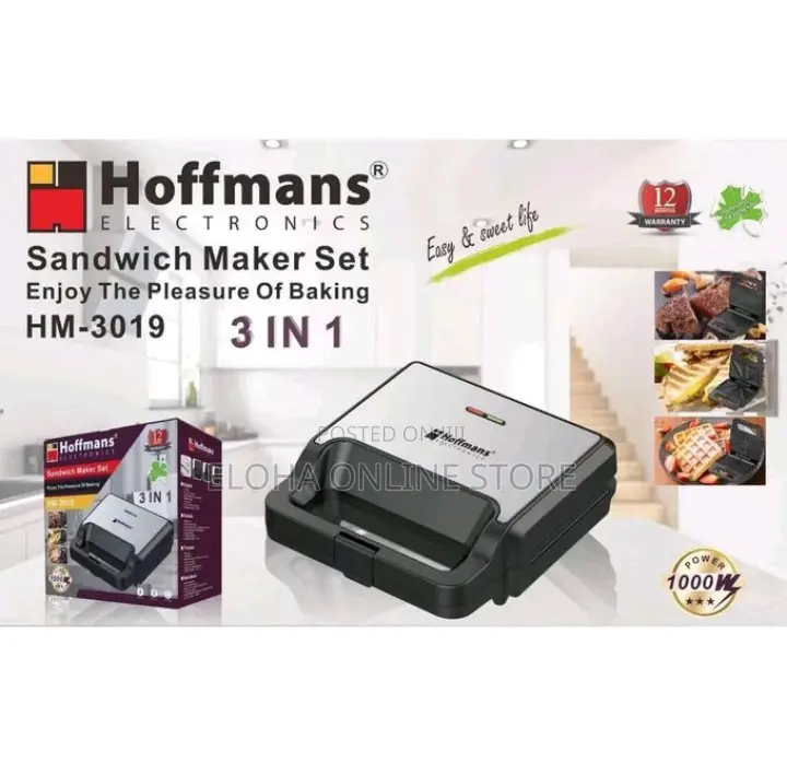 Hoffmans Electronics Sandwich Maker Set HM-3019