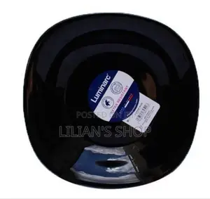 12pcs Luminarc Plates -black