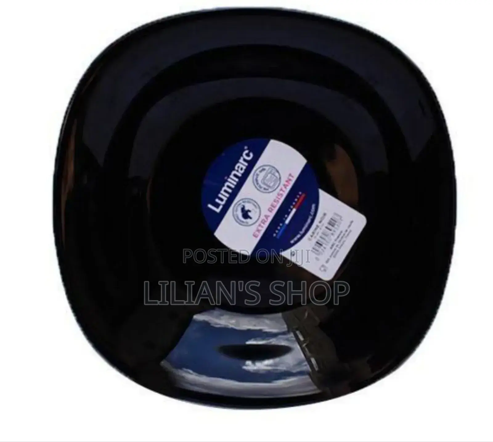 12pcs Luminarc Plates -black