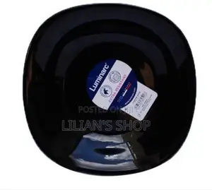 12pcs Luminarc Plates -black