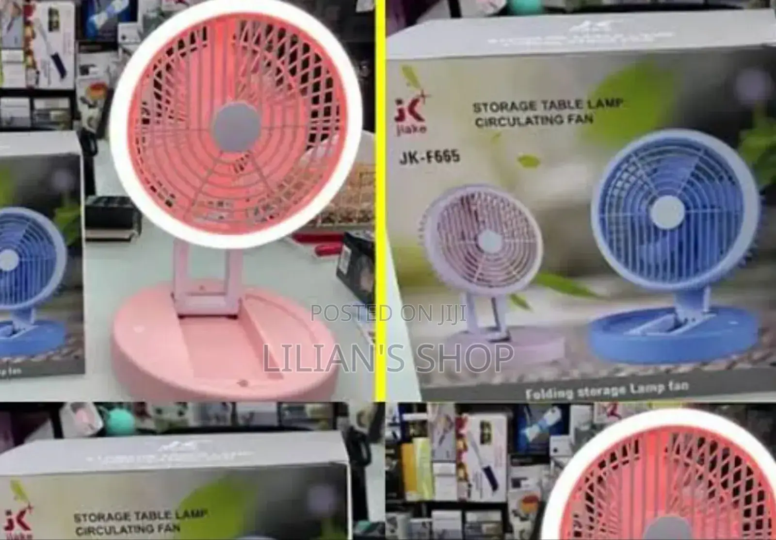 Usb Charging Portable Folding Fan With Light
