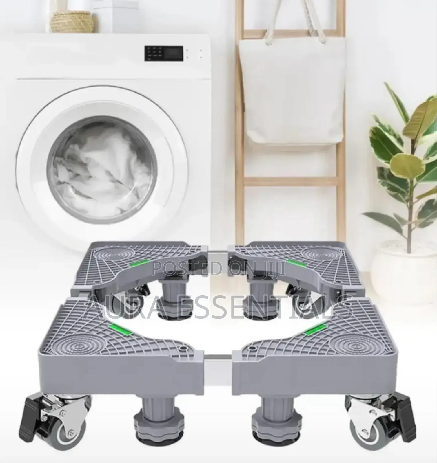 Adjustable Washer Dryer Pedestal With Wheels
