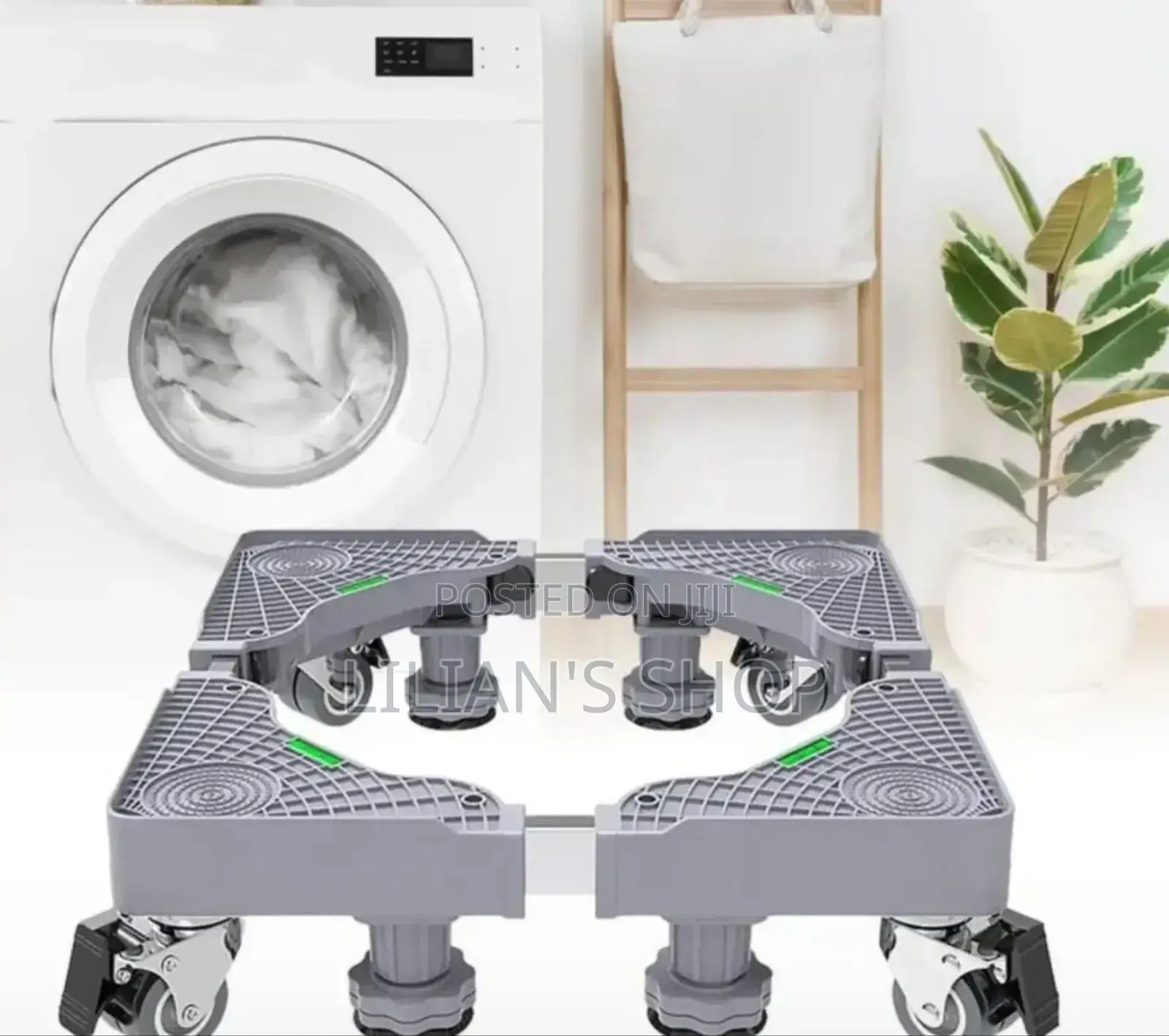 Movable Adjustable Washing Machine Stand-