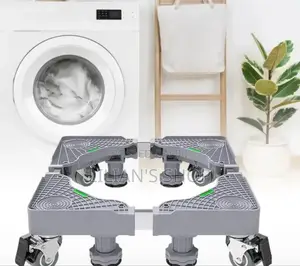 Movable Adjustable Washing Machine Stand-