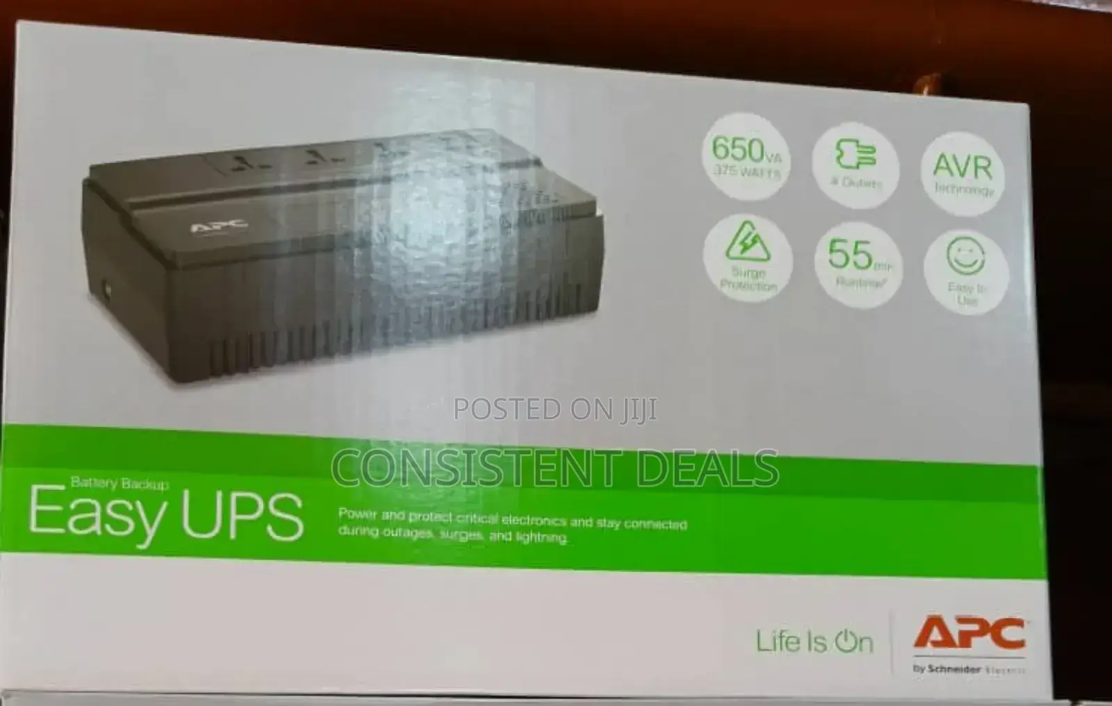 APC 650 Back-Ups 650va 230V