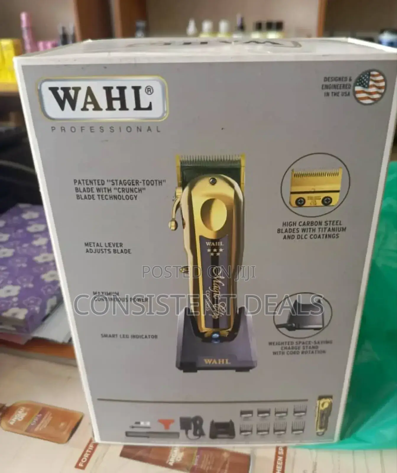 Wahl 5 Star Cordless Magic Clip With Charging Stand