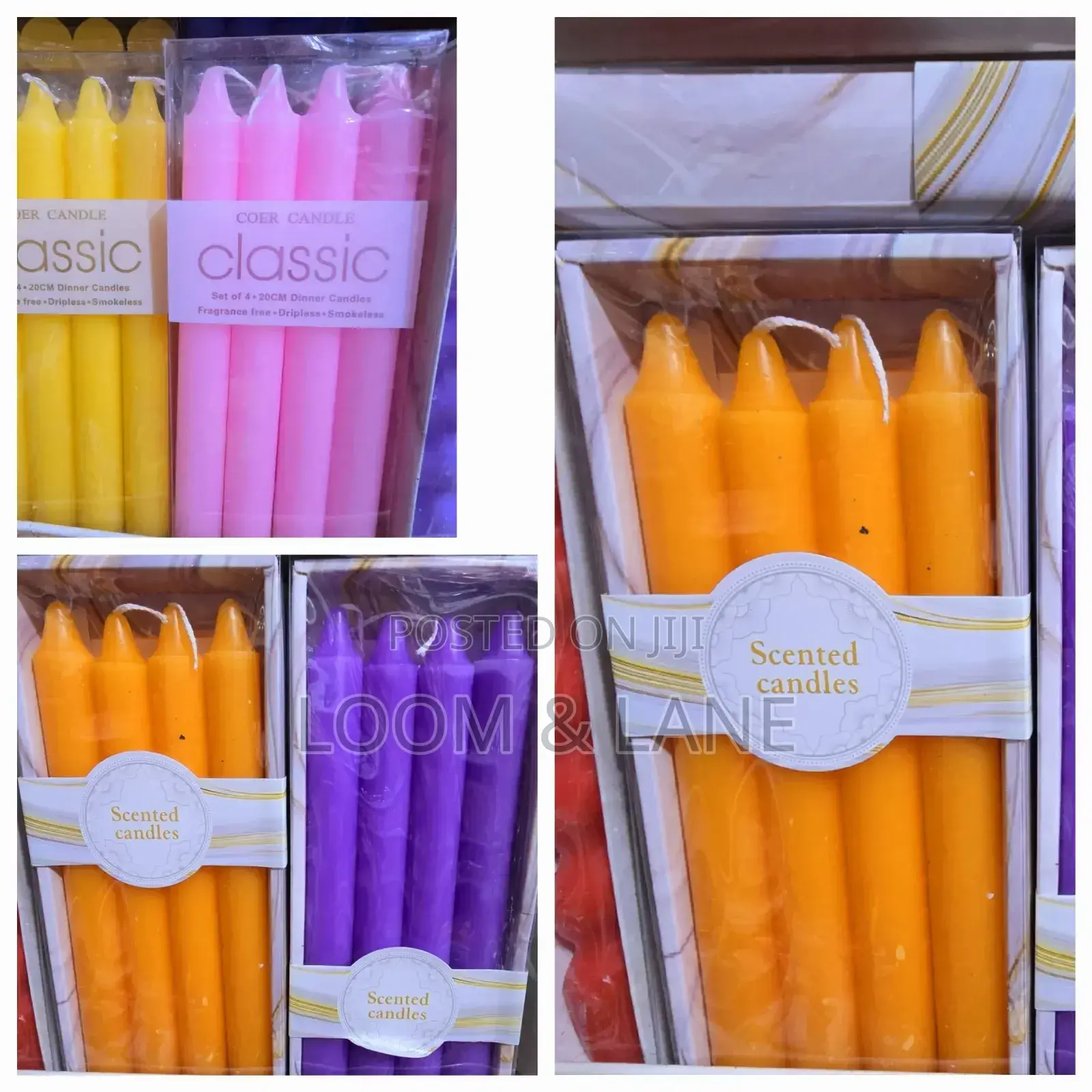 4pcs Classic Scented Candles